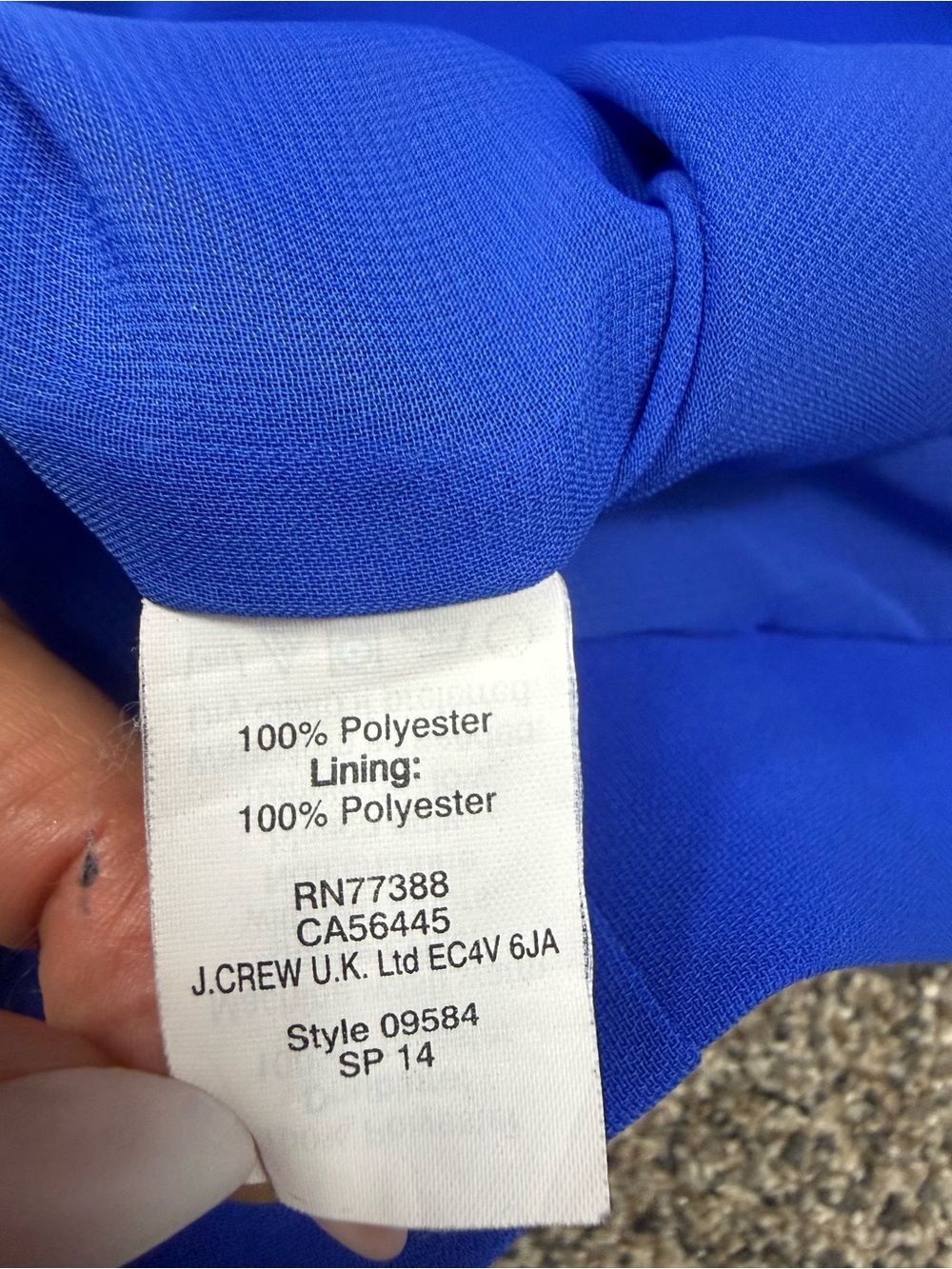 J. Crew Royal Blue Mini Sheath Dress - Picture 6 of 7